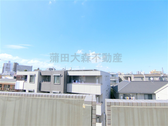ルーブル東蒲田弐番館の展望|北向きですがご覧の眺望です。