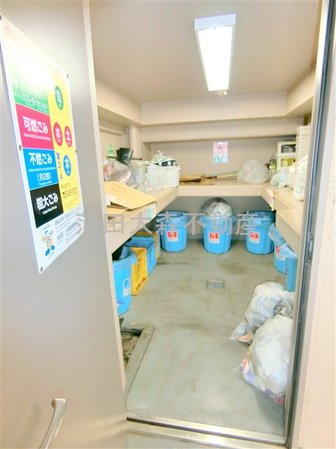 ルーブル東蒲田弐番館のその他共用部分|曜日時間関係なくゴミ出し可能なゴミ捨て場！