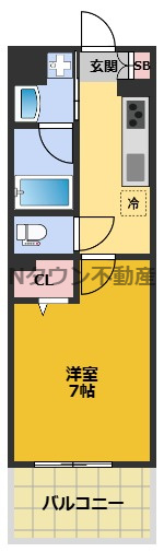 【間取り】 | アムール千原 | 間取りです。