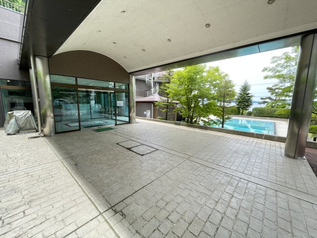 パサージュ猪苗代レイクサイド　2階のエントランス