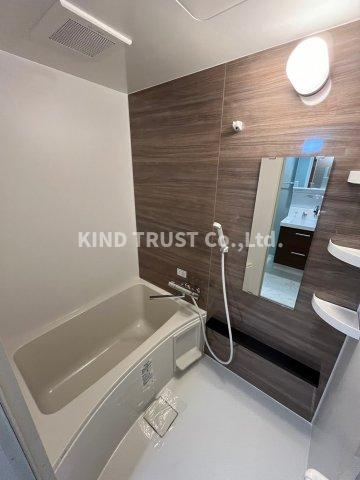 サンライズマンションの浴室|落ち着いた空間のお風呂です