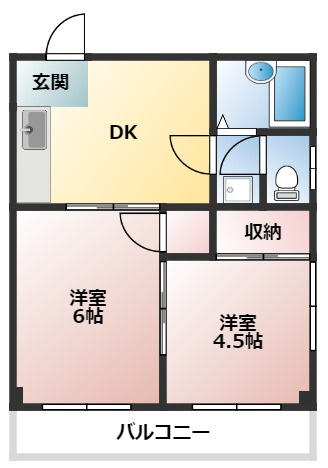 クレールかわかみの間取り