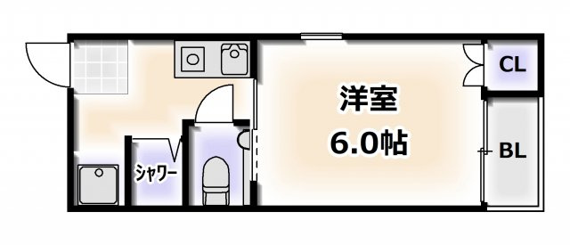 【間取り】 | 大国町レジデンス