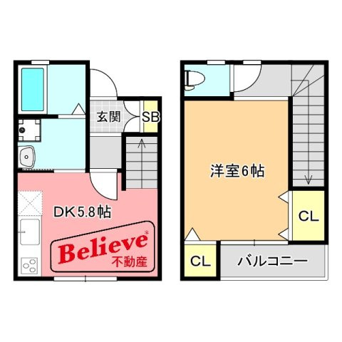 ohasu白山の間取り|使い勝手の良い間取りです♪