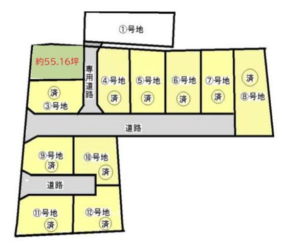 高野口町名古曽　土地の土地図