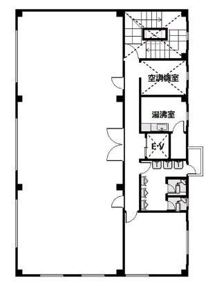 西ノ京南聖町貸ビルの間取り