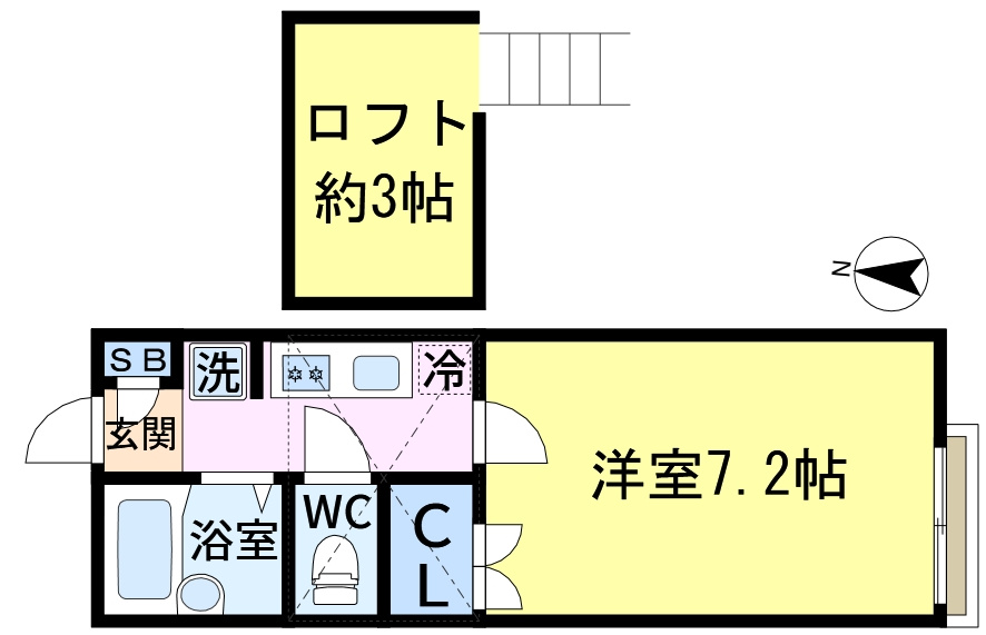 Live ForeverⅡの間取り