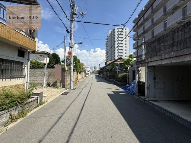 大阪市城東区天王田の前面道路含む現地写真