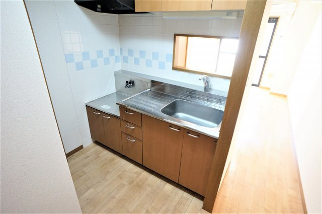 オアーゼ東船橋のキッチン|２口コンロ設置可でお料理もらくらくです