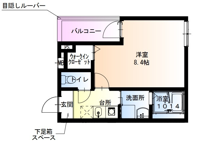 フジパレス長田ノースの間取り