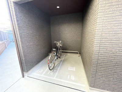 【その他共用部分】 | リブシャイン | 駐輪場です