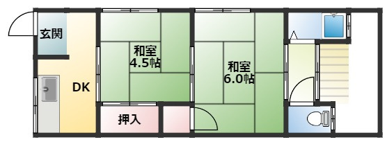 【間取り】 | コーポAMAパーク