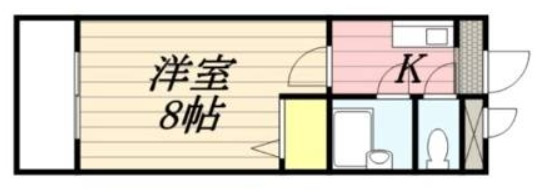 メゾンドルノン3階の間取り|・トイレ・バスルーム別々です！・※クーラー・床張り替え・クロス張替え予定してます！