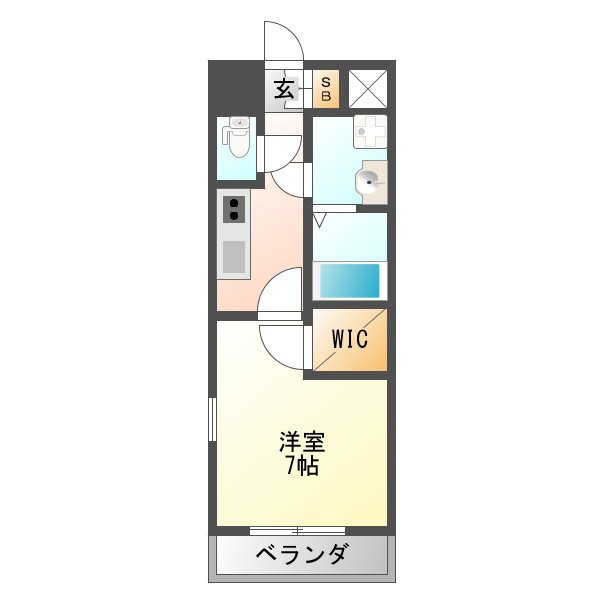 エスプレイス新大阪サウスゲートの間取り