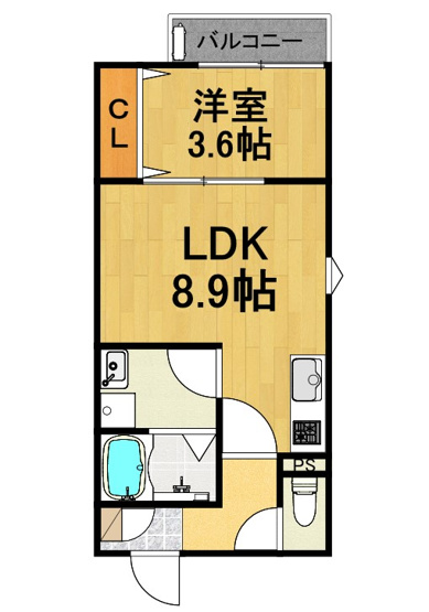 【間取り】 | LE COCON 弥富Ⅲ