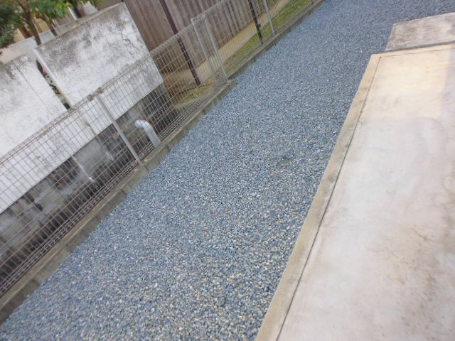 倉敷市児島下の町３丁目の一戸建ての庭