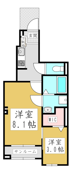 【間取り】 | エクセレント　ビューティー