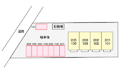 【駐車場】 | フラット浜野