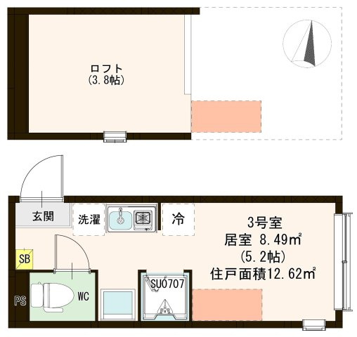 【間取り】 | Casa Nakamurabashi