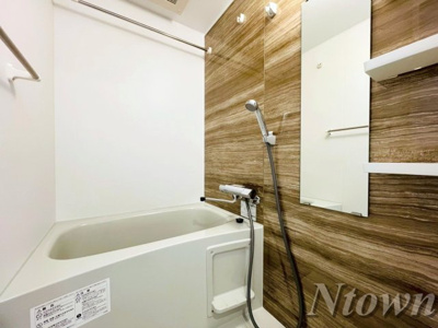 【浴室】 | CREST TAPP平安通 | 落ち着いた空間のお風呂です