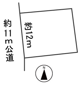 ６３９００　瑞穂市牛牧土地の区画図