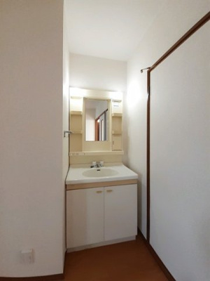 【洗面所】 | ＳＵＮＮＹコ・アＡ | 脱衣スペースもあります