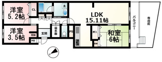 【間取り】 | 椿ハイツ瀬田川