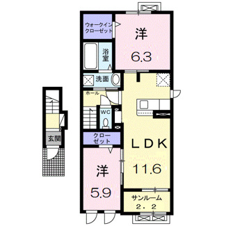 【間取り】 | ウエアライトⅡ
