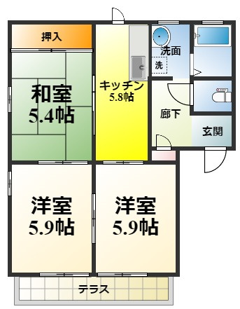 風見本郷の間取り