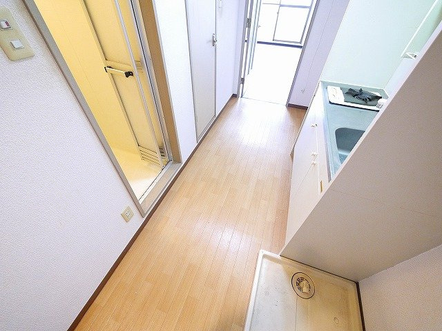 サンガーデン（田井庄町）のキッチン|コンパクトなキッチンで掃除もラクラク