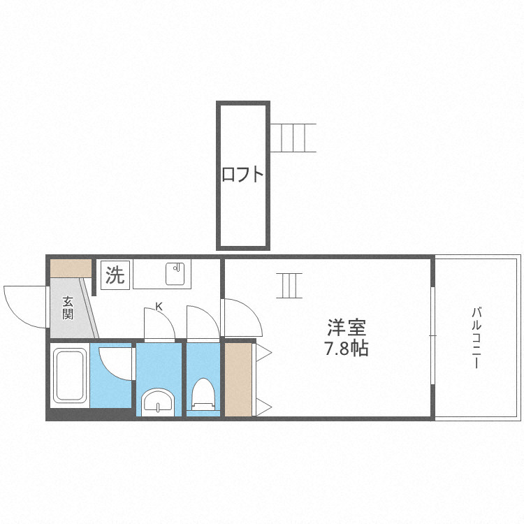 プロスペクト中之島の間取り