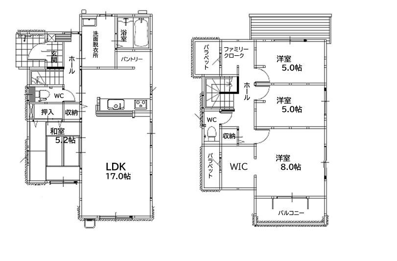 八幡西区光貞台3丁目3期の間取り