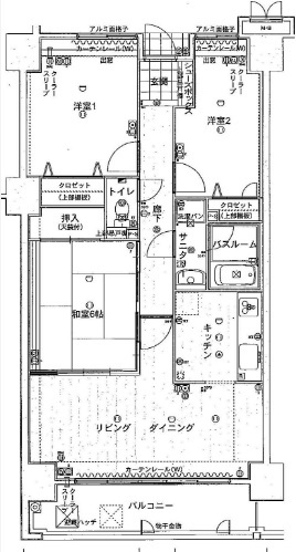 アルファステイツ旭駅前の間取り