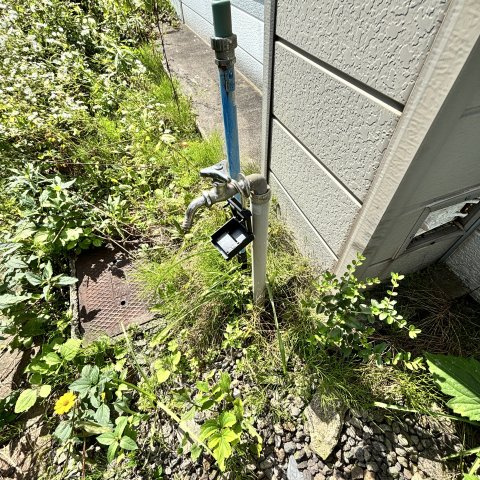 室蘭市本輪西町2丁目6-16戸建の庭