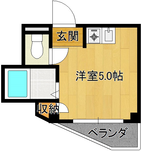 プリンスマンションリバーサイドの間取り