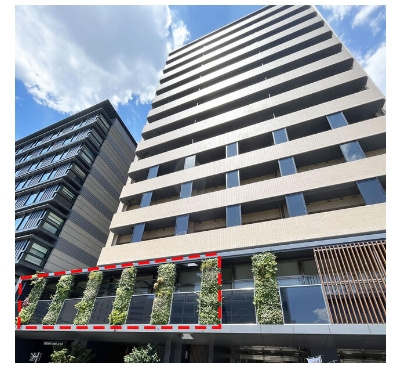 五条通の2階店舗・事務所の外観