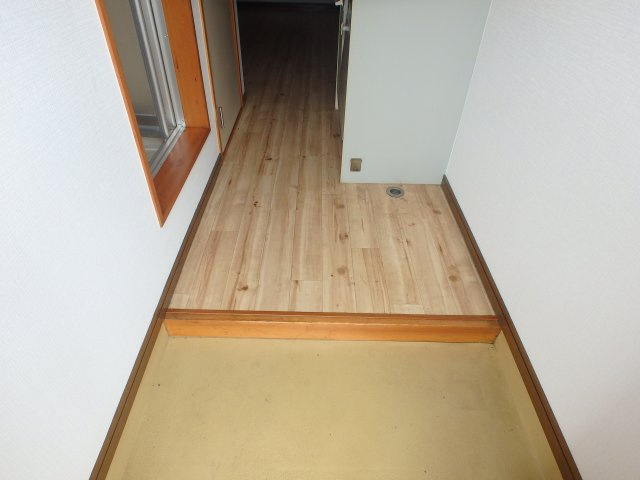 リメイン福島Aの玄関
