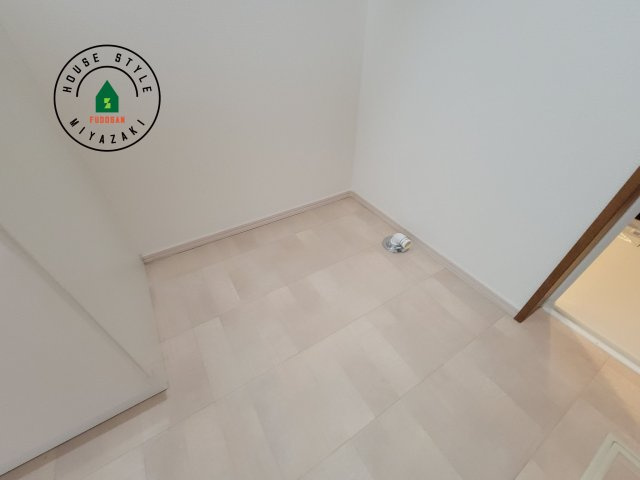 第3清武町今泉モデル（3号棟）のランドリースペース|ランドリースペースとなります。広々して有効的にご使用できます。 