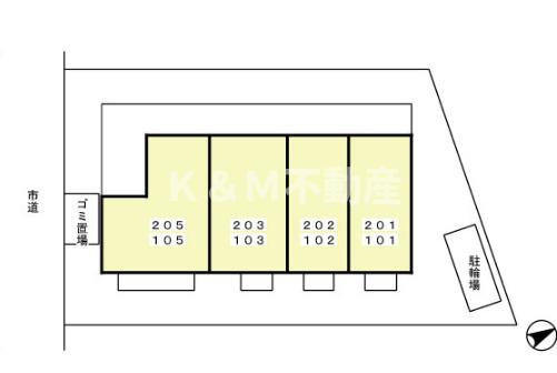 グリーンヴィレッジの区画図
