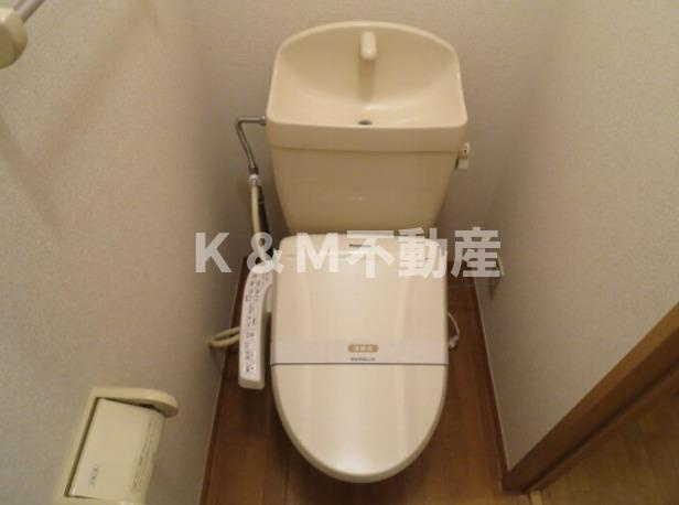 グリーンヴィレッジのトイレ|シンプルで使いやすいトイレです