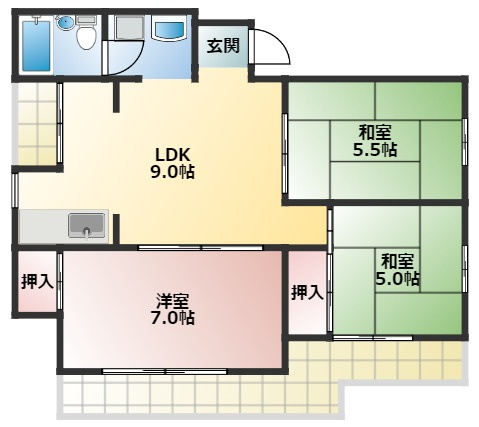 【間取り】 | LEGAL  MAISON登町
