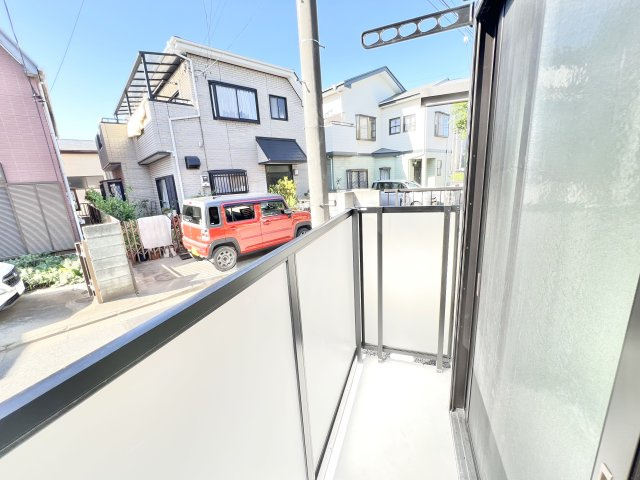 TKハイツ一番館のバルコニー