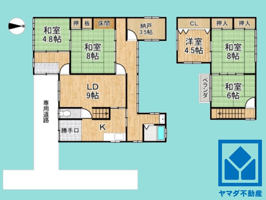 大津市膳所１丁目の間取り