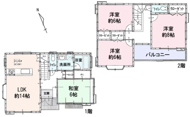【間取り】 | 九十九里町下貝塚　中古戸建