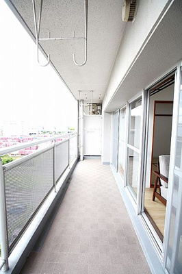 【バルコニー】 | アーベインルネス貝塚１０号棟　★プライスホームなら仲介手数料が割引価格です★