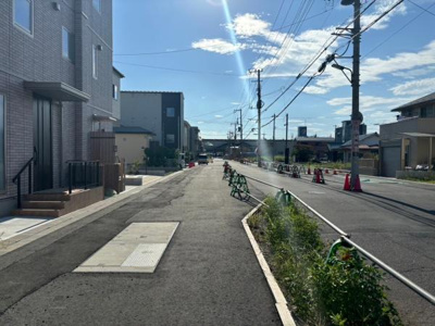 【前面道路含む現地写真】 | ●草加市金明町・売地● | ●前面道路含む現地●