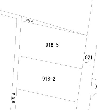 小山市松沼の土地図