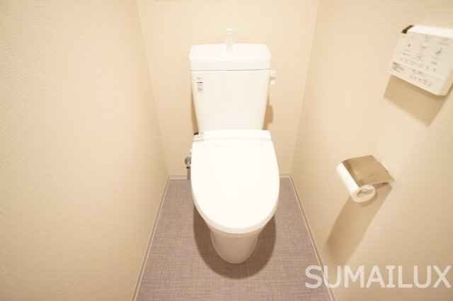 熊本市中央区十禅寺４丁目の賃貸マンションのトイレ