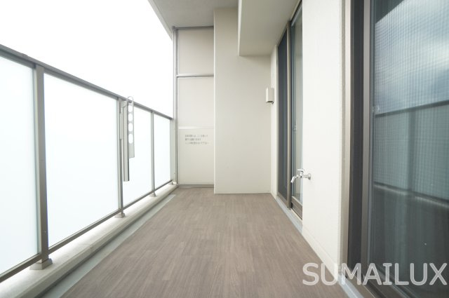 熊本市中央区十禅寺４丁目の賃貸マンションのバルコニー