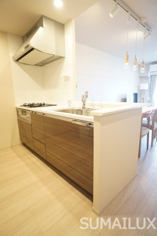 熊本市中央区十禅寺４丁目の賃貸マンションのキッチン